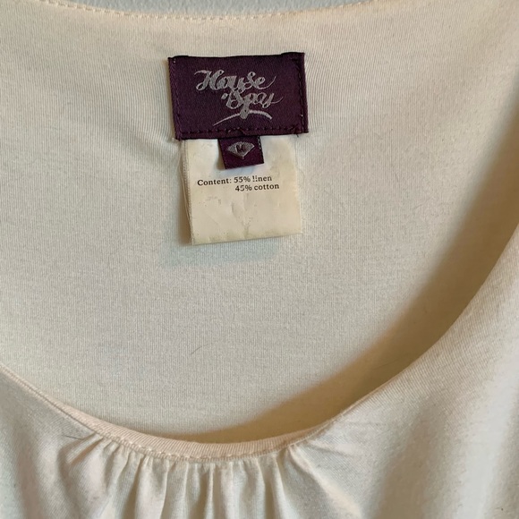 Cream and Grey Dress - Picture 3 of 4